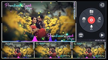 Make Beautiful Love Lyrical Whatsapp Status Video Editing in Kinemaster Telugu 2020 | Bobby EditZ