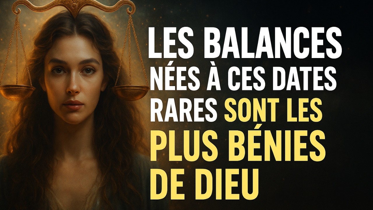Les Balances Nées à Ces Dates Rares Sont Les Plus Bénies de Dieu Et Portent Une Mission Divine