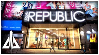 Times Square Urban Republic Shopping Center Virtual Tour Trinity Animation