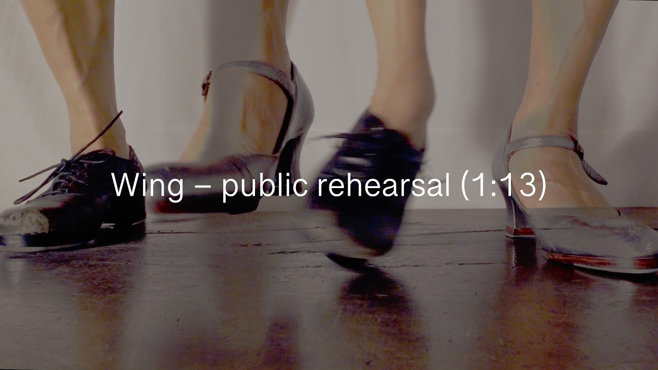 Tap dance Wing – public rehearsal (1:13)｜Between Wood and Feet｜Wood Floor Tap Sound