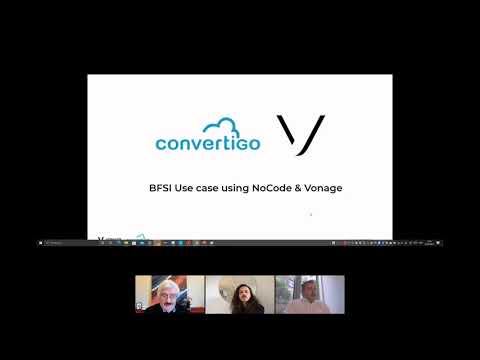 Convertigo - Vonage NoCode Multi-Channel Communications Application Integration