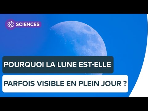 Pourquoi peut-on voir la Lune en journée ? | Futura