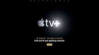 Apple.com Startpage - Apple TV+