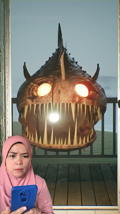 😱There's a sea monster…⁉️ #scary #creepy #shortsfeed #school #fyp #viral #reaction