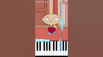 Family Guy had Abstracted @badmryogurt Piano Tutorial