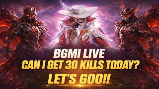 CAN I GET 30 KILLS TODAY 😈 | LETS GO!!🔥 | LETS PLAY TOGETHER ❤️ #bgmilive #pubglive #live