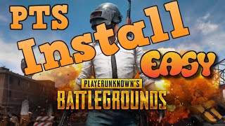 PUBG PTS - Test Server Install - Easy