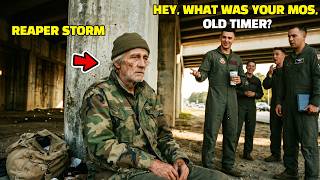 Marine Asked Homeless Vet His Mos As A Joke  He Said Reaper Storm  The Hangar Went Cold