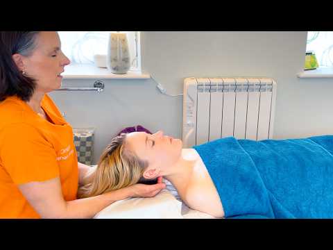 ASMR Abdomen, Neck, Shoulder & Scalp Massage @VictoriaTherapyASMR  (Unintentional ASMR)