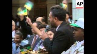 SOUTH AFRICA: ANC SUPPORTERS IN SCUFFLE