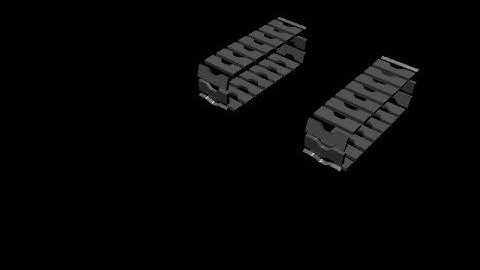 Tank Tread Effect using Motion Path, in Maya
