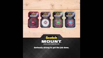 How to Use Scotch-Mount™ Clear Double-Sided Mounting Tape