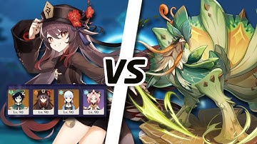 Melt Hu Tao vs Jadeplume Terrorshroom | Genshin Impact | Spiral Abyss Floor 12 Second Half