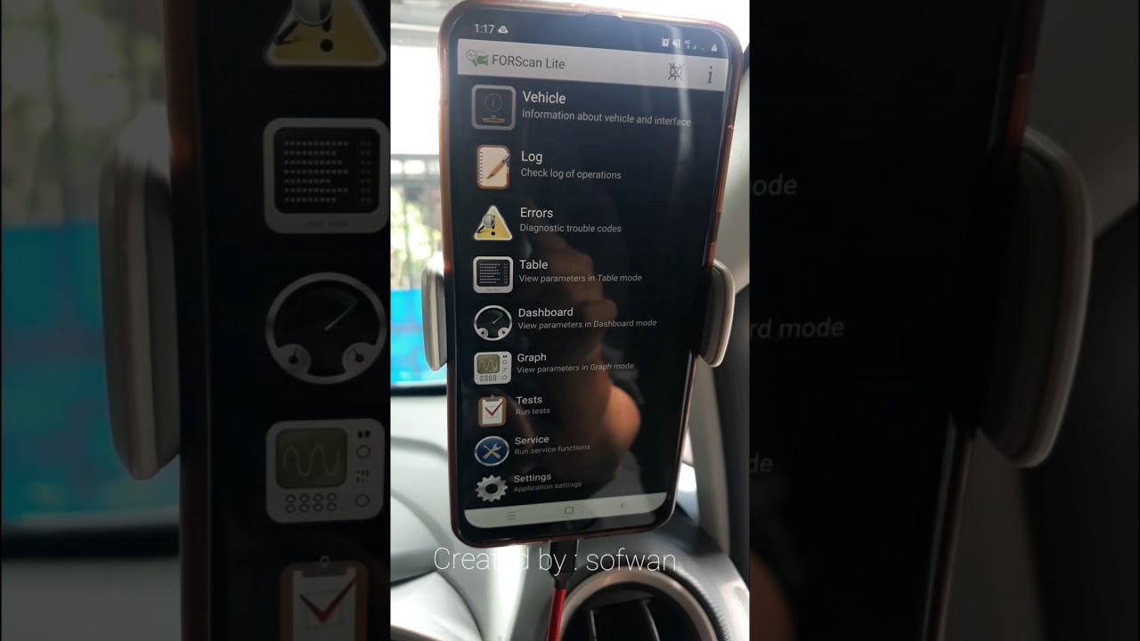 Real Time Scanning menggunakan Forscan Android - YouTube