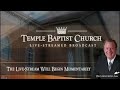 Sunday morning meeting of the temple baptist church  april 14 2024