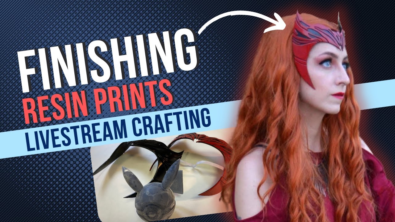 Finishing Resin Prints - Scarlet Witch Crown and Pokeballs!