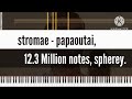 Black midi stromae  papaoutai 123 million notes spherey