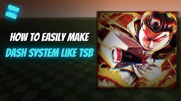 How to make a WASD dash system like the strongest battlegrounds (roblox studio scripting tutorial)
