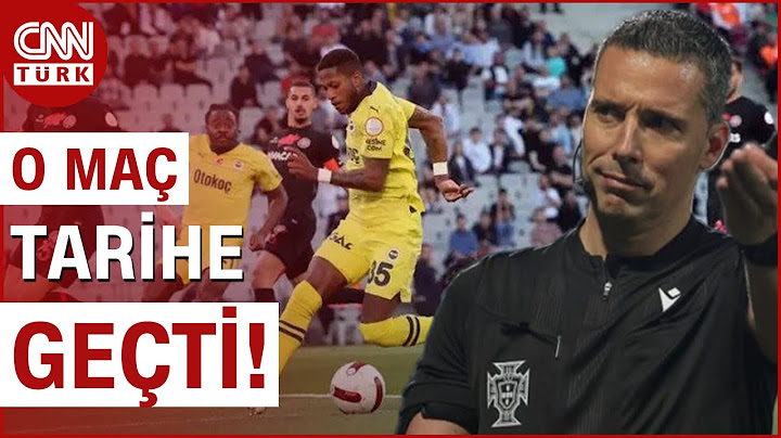 Fenerbahçe - Karagümrük Maçı Tarihe Geçti! Süper Lig Tarihinde İlk Kez Yabancı VAR Hakemi Görev Aldı