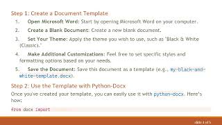How to Set a Custom Theme in Python-Docx Documents