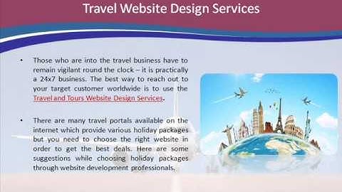 Holiday Packages Website Development, Travel Website Design and Development Services