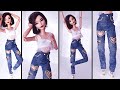 Style Your Barbie 👖 Making Perfect Jeans for Barbie Doll (DIY)