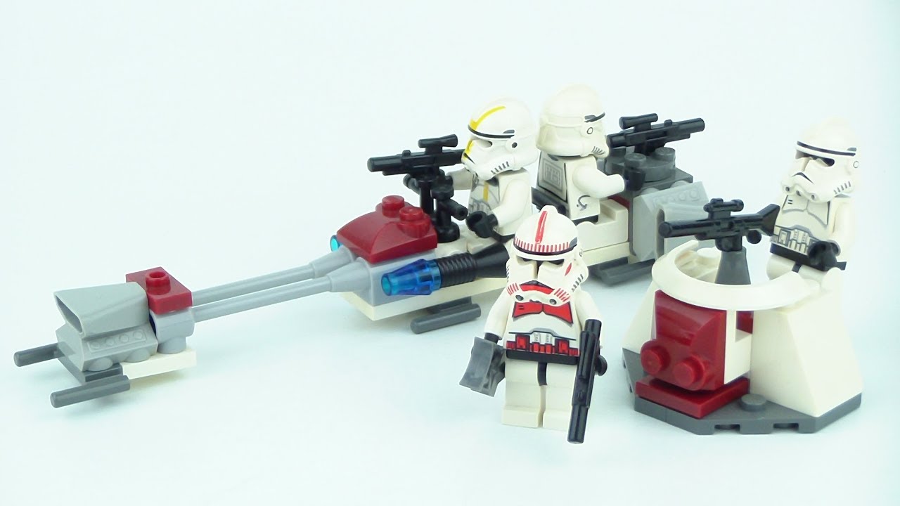 Lego Star Wars Clone Troopers Battle Pack 7655 Review From 2007 Youtube