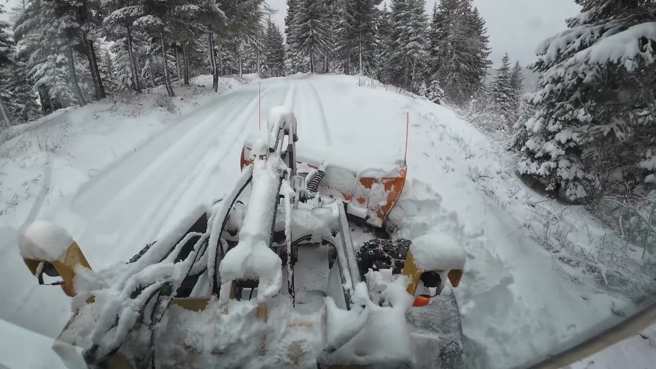 Snowy December Snowplow -11 inches of new