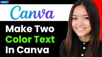 How to Make Two Color Text in Canva 2025 (Step By Step)