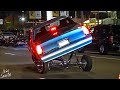 Lowriders Hopping and Bouncing at Van Nuys Cruise Night