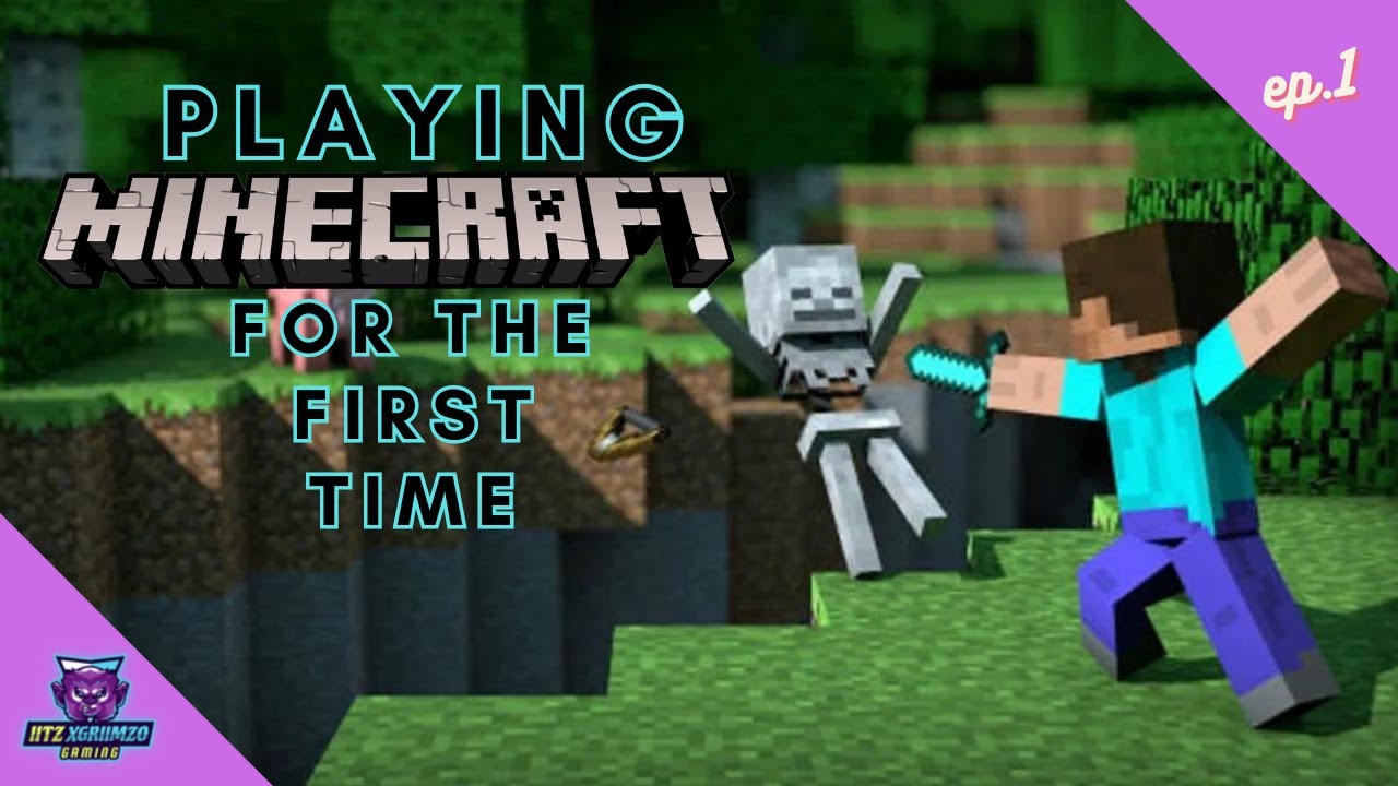 playing Minecraft for the FIRST TIME / STARTING OUT / ep 1 - YouTube