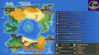 4 Kingdom Battle for 300 Year  - Worldbox god simulator | Simulation Game