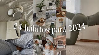 24 hábitos que empezar en 2024