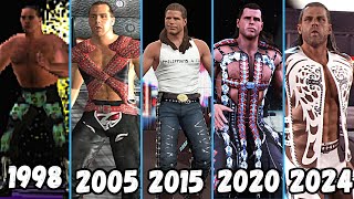 Evolution of Shawn Michaels Entrance 19982024  WWE Games