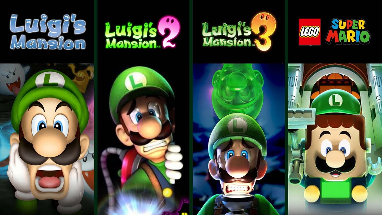 Evolution of Luigi's Mansion games and LEGO (2001 ~ 2022) 