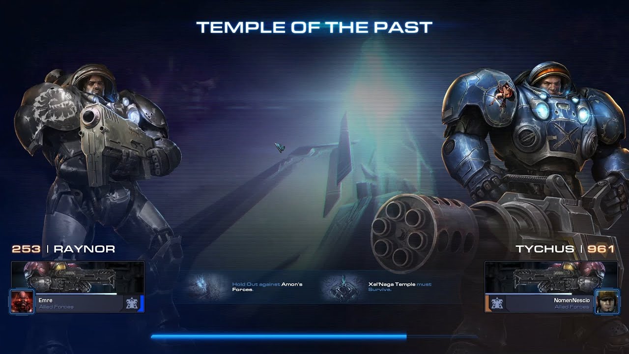 StarCraft 2 Co-op Brutal Temple of the Past Cleared as Raynor ft. Tychus – Close Call Victory