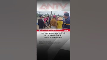 Công an TPHCM chi viện khẩn cấp hỗ trợ bà con vùng lũ #antv #thoisu #baolu #shorts #congantphcm