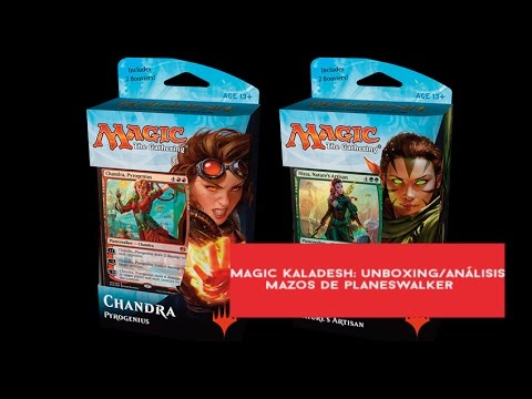 Magic Kaladesh. Unboxing/análisis del mazo planeswalker Nissa