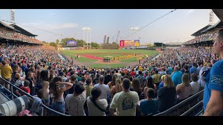 Savannah Bananas pack in thousands for first night in Norfolk