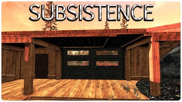INSTALLING A GARAGE DOOR | Subsistence Gameplay | S7 117
