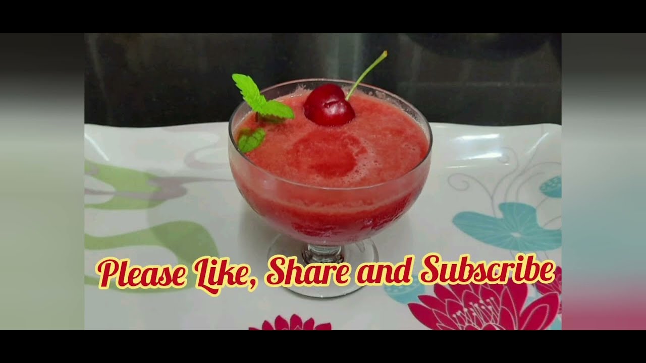 कलिंगड ज्यूस रेसिपी Water Melon Juice Recipe in Marathi
