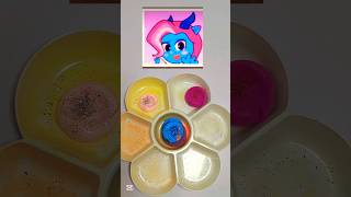 Sprunki OC Colour mixing PAW Patrol -Skye #colormix #satisfying #pawpatrol #skye #shorts