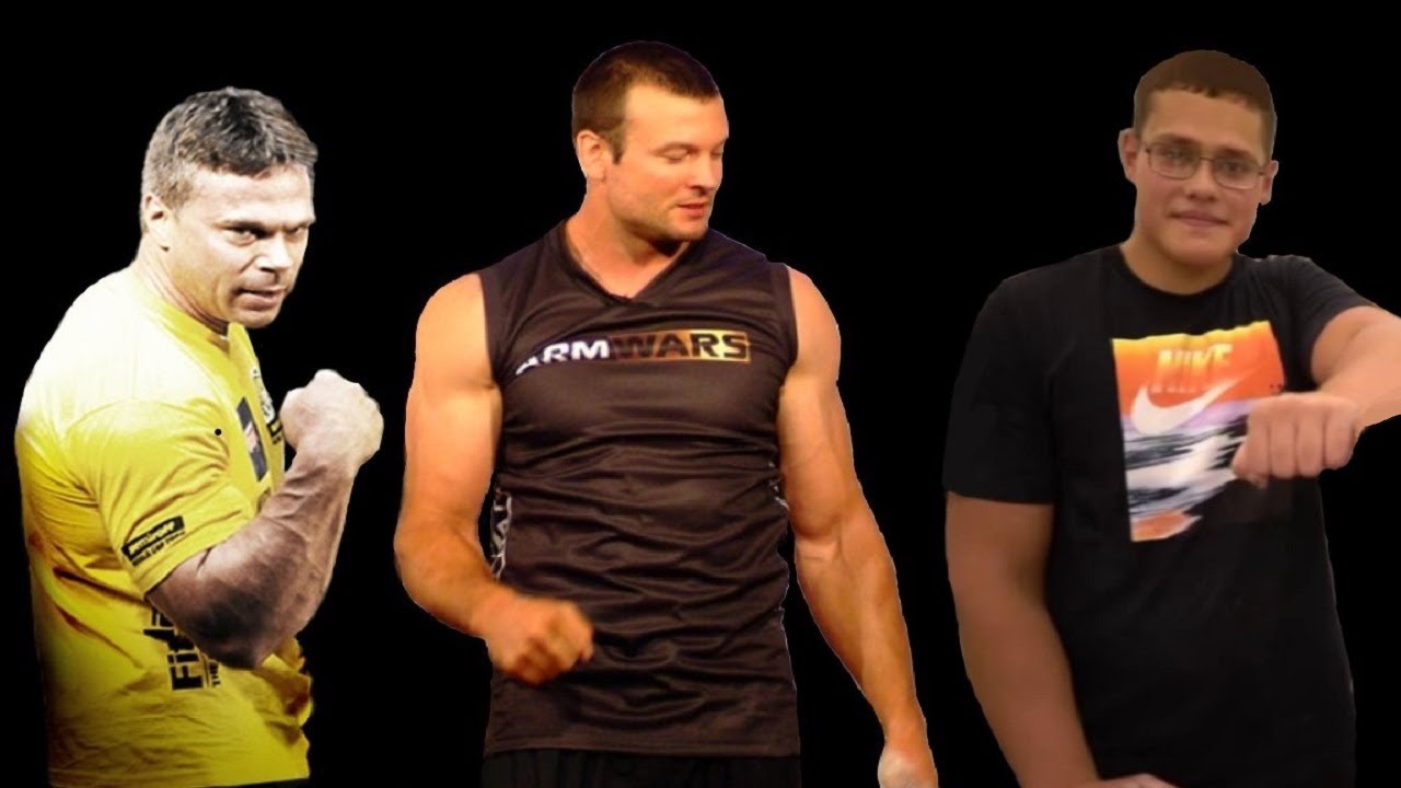 John Brzenk vs Devon Larratt vs School Boy (Bras de fer) MOTIVATION