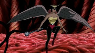 Mulher Gavião Cenas de Poderes (Liga da Justiça - 2ª Temporada)