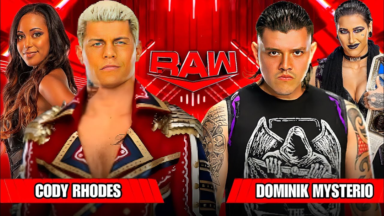 Cody Rhodes vs Dominik Mysterio Full Match WWE Raw Highlights YouTube