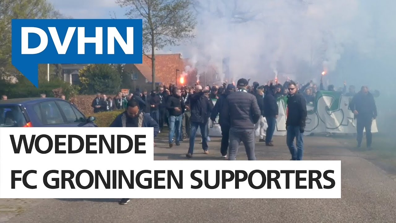FC Groningen-supporters woedend op SC Heerenveen