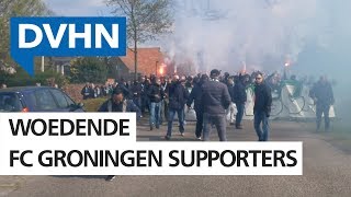 FC Groningen-supporters woedend op SC Heerenveen