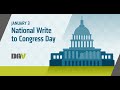 National Write to Congress Day 2024