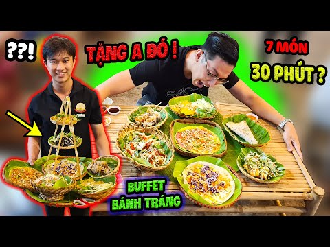 Video Thử Thách 7 Loại BÁNH TRÁNG MÂM Buffet 69K Trong 30... - youtube