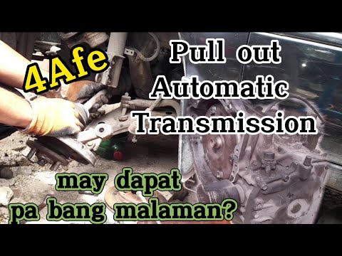 Pull out Automatic transmission for repair|| Toyota 4AFe